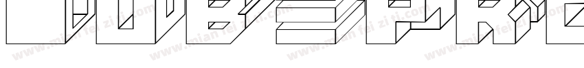 CubePro Expanded字体转换